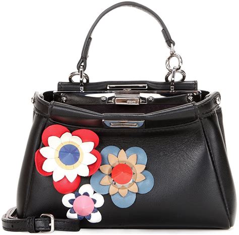 fendi flower strap replica|Fendi peekaboo price.